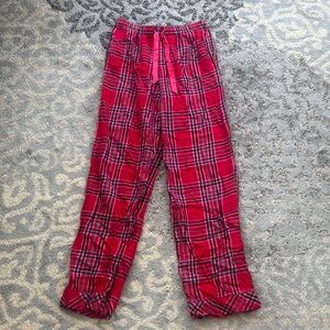 Victoria’s Secret Plaid Pajama Pants Red XS